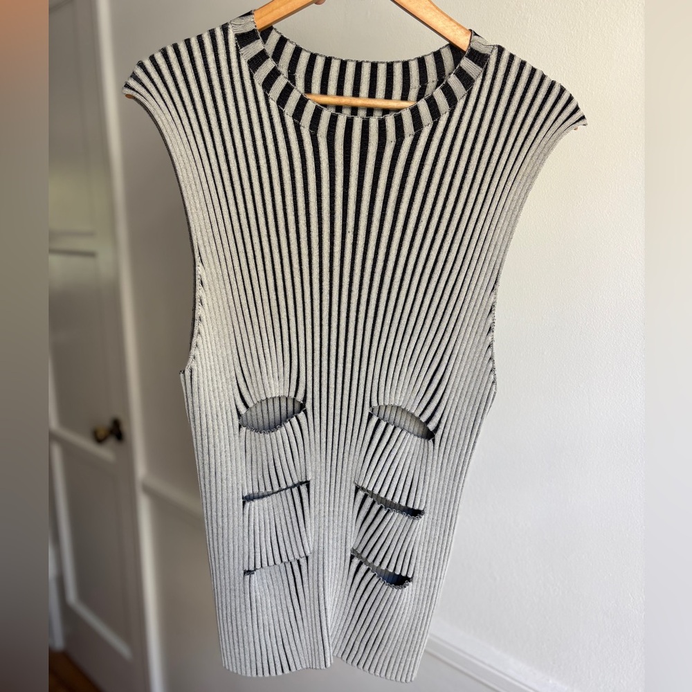 Dion Lee Rib Slash Rave Tank Top